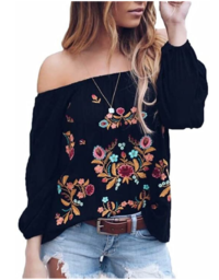 Mexican Style Boho Blouse